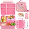 Game Lunch Box for Kids with Thermo 9oz Wide Mouth Stainless Food Jar and Insulated Lunch Bag Leakproof Lunch Box Set for Travel School