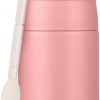 10oz Soup Thermo for Hot Food Kids Insulated Food Jar with Spoon Wide Mouth Stainless Steel Lunch Container Leak Proof Vacuum Food Box for School Travel Picnic Pink