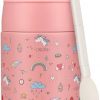 10oz Soup Thermo for Hot Food Kids Insulated Food Jar Container with Spoon Width Mouth Stainless Steel Leak Proof Thermo Lunch Box for School Travel