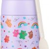 10oz Soup Thermo for Hot Food Kids Insulated Food Jar Container with Spoon Width Mouth Stainless Steel Leak Proof Thermo Lunch Box for School Travel