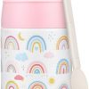 10oz Soup Thermo for Hot Food Kids Insulated Food Jar Container with Spoon Width Mouth Stainless Steel Leak Proof Thermo Lunch Box for School Travel
