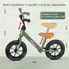 Toddler Balance Bike 12” No Pedal Training Bicycle for Kids 24 Months to 5 Years Tool-Free Adjustments Seat and Handlebar Best Gift for 2-5 Boys Girls