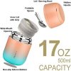 Insulated Soup Thermo 17oz - Stainless Steel Vacuum Lunch Box for Adults, Kids Leakproof Hot Food Container with Handle Folding Spoon (School Office Outdoor)
