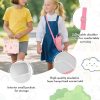 Lunch Box Kids with 5 Compartments, Insulated Food Jar & Utensil & Sauce Container & Lunch Bag & Silicone Collapsible Cup, Leak Proof Bento Box, BPA-Free & Dishwasher Safe-Pink