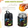 10oz Soup Thermo for Hot Food Kids insulated Food Jar Container with Spoon Width Mouth Stainless Steel Leak Proof Thermo Lunch Box for School Travel
