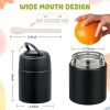 10oz Soup Thermo for Hot Food Kids Insulated Food Jar Container with Spoon Width Mouth Stainless Steel Leak Proof Thermo Lunch Box for School Travel