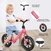Toddler Balance Bike 12” No Pedal Training Bicycle for Kids 24 Months to 5 Years Tool-Free Adjustments Seat and Handlebar Best Gift for 2-5 Boys Girls
