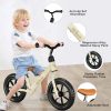 Toddler Balance Bike 12” No Pedal Training Bicycle for Kids 24 Months to 5 Years Tool-Free Adjustments Seat and Handlebar Best Gift for 2-5 Boys Girls