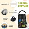 10oz Soup Thermo for Hot Food Kids insulated Food Jar Container with Spoon Width Mouth Stainless Steel Leak Proof Thermo Lunch Box for School Travel