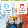 10oz Soup Thermo for Hot Food Kids insulated Food Jar Container with Spoon Width Mouth Stainless Steel Leak Proof Thermo Lunch Box for School Travel