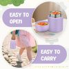 10oz Soup Thermo for Hot Food Kids Insulated Food Jar with Spoon Wide Mouth Stainless Steel Lunch Container Leak Proof Vacuum Food Box for School Travel Picnic Purple