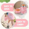 10oz Soup Thermo for Hot Food Kids Insulated Food Jar with Spoon Wide Mouth Stainless Steel Lunch Container Leak Proof Vacuum Food Box for School Travel Picnic Pink Unicorn