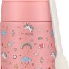 10oz Soup Thermo for Hot Food Kids Insulated Food Jar Container with Spoon Width Mouth Stainless Steel Leak Proof Thermo Lunch Box for School Travel