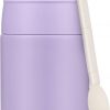 10oz Soup Thermo for Hot Food Kids Insulated Food Jar Container with Spoon Width Mouth Stainless Steel Leak Proof Thermo Lunch Box for School Travel